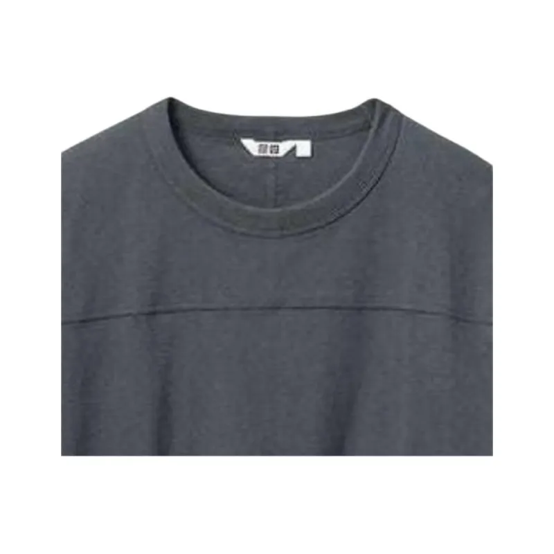 UNIQLO SS24 T Shirt Unisex Dark Gray-2