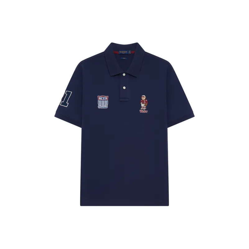 Teenie Weenie Men Cooling Polo Shirt Unisex-4