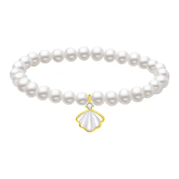 Lao Feng Xiang Pearl Bracelets Women's