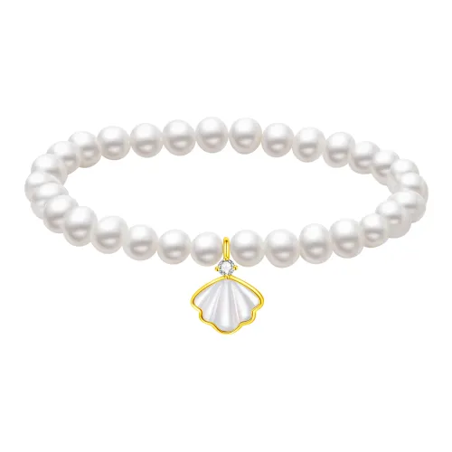 Lao Feng Xiang Pearl Bracelets Women's