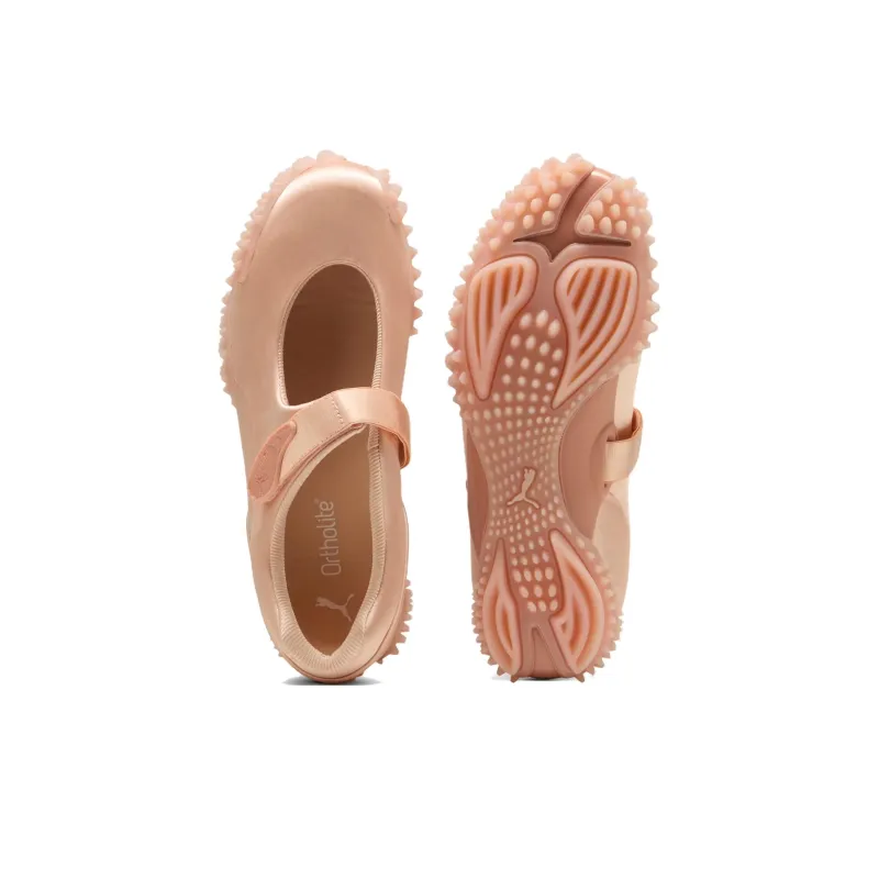 PUMA Mostro Fey Jasmine Pink White Satin Women's-3