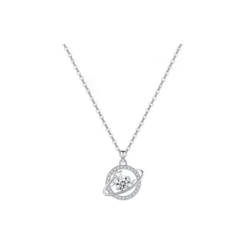 Heart Grass 925 Sterling Silver Necklaces Women's