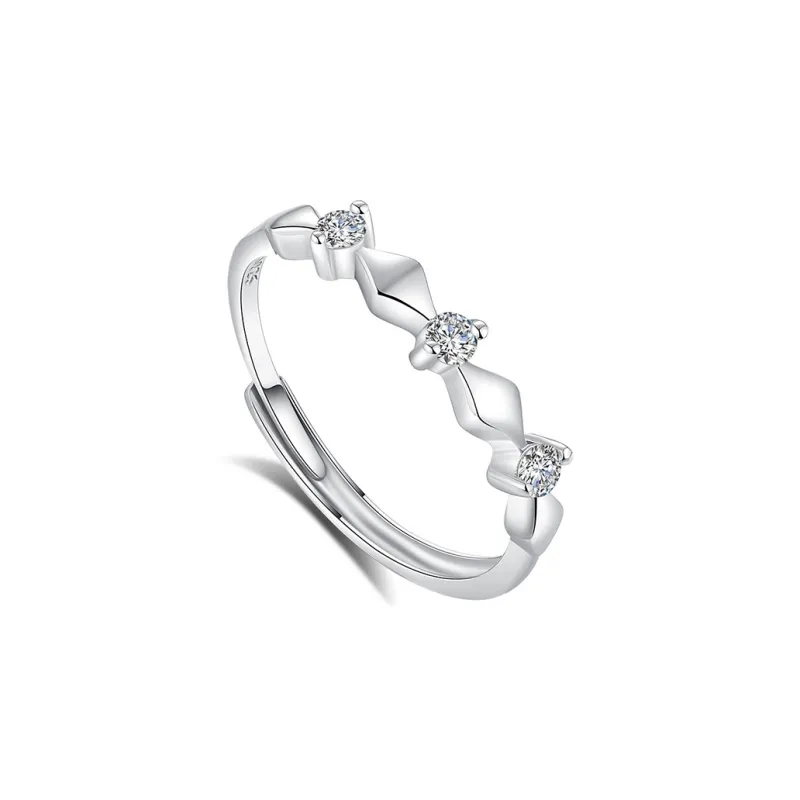 JKEM 925 Sterling Silver Rings Unisex-2