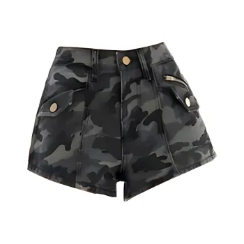 IQC Denim Shorts Women's Camouflage