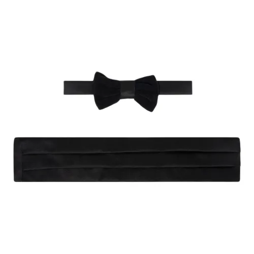 All Black Suit Red Bow Tie