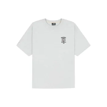 New Balance SEMI OVER FIT SEOUL T Shirt Unisex Light Gray