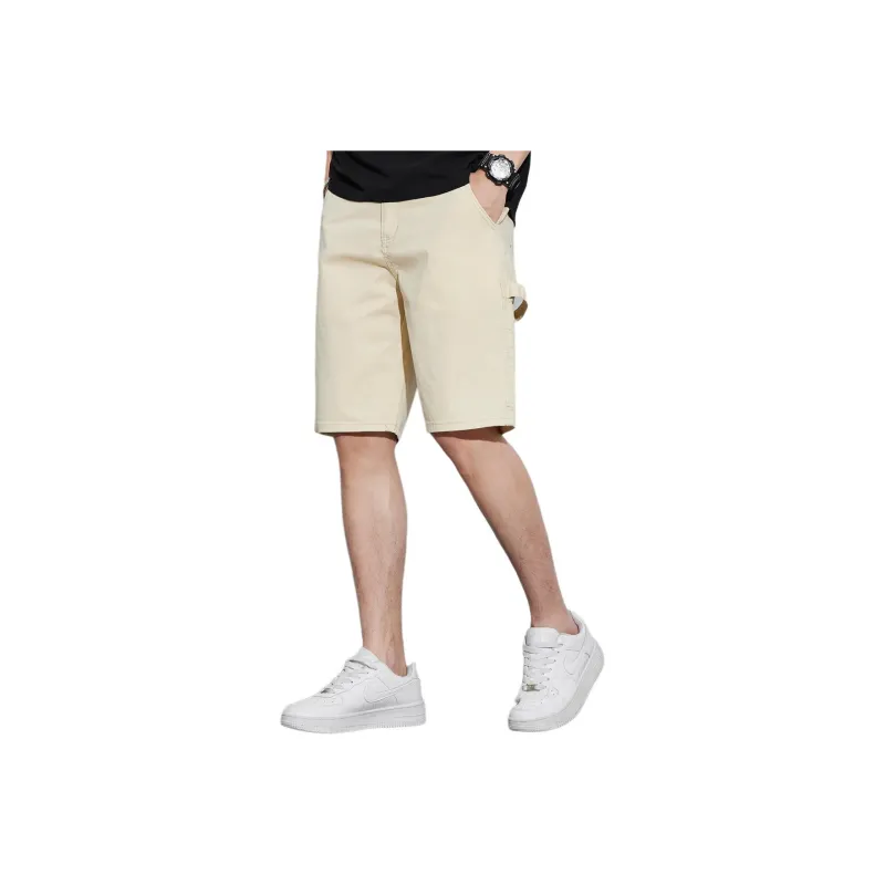 Tonlion Casual Shorts Unisex Khaki-1