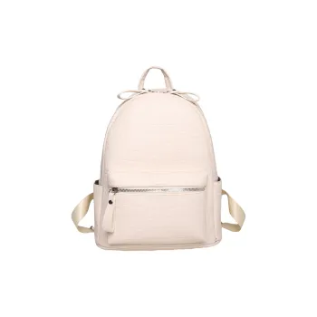 Yalu PU Backpack Women's Black/White