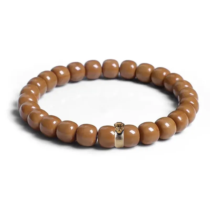 MY Monkey Head Walnut Bracelets Unisex-2