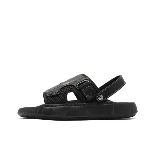 ΛOLUNKΛ Beach Sandals Men Black