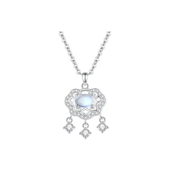 WINGSTOP Glass Cat Eye Necklaces Women's