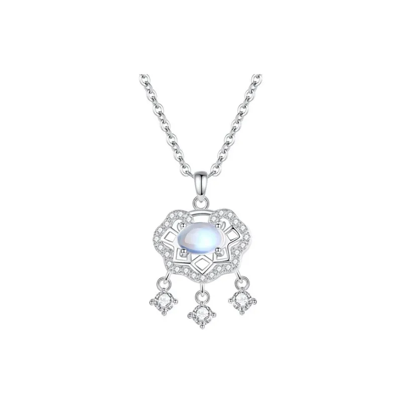 WINGSTOP Glass Cat Eye Necklaces Women's-0