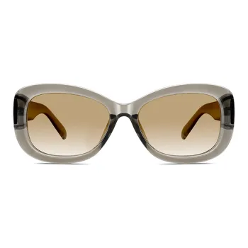 MK MINGKU TR/Memory Plastic Oval Sunglasses Unisex