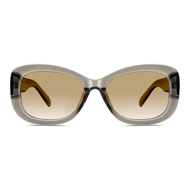 MK MINGKU TR/Memory Plastic Oval Sunglasses Unisex-9