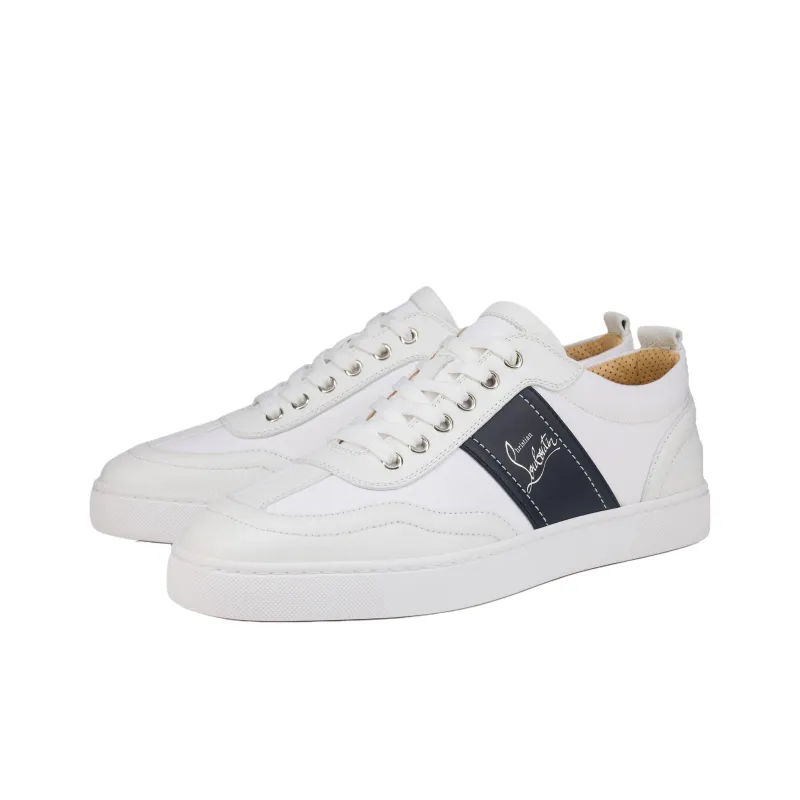 CL LUBOTING Retero Low Top Skateboard Shoes Men's White-2