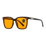 Black Frame with Orange Lens (Standard Lens)
