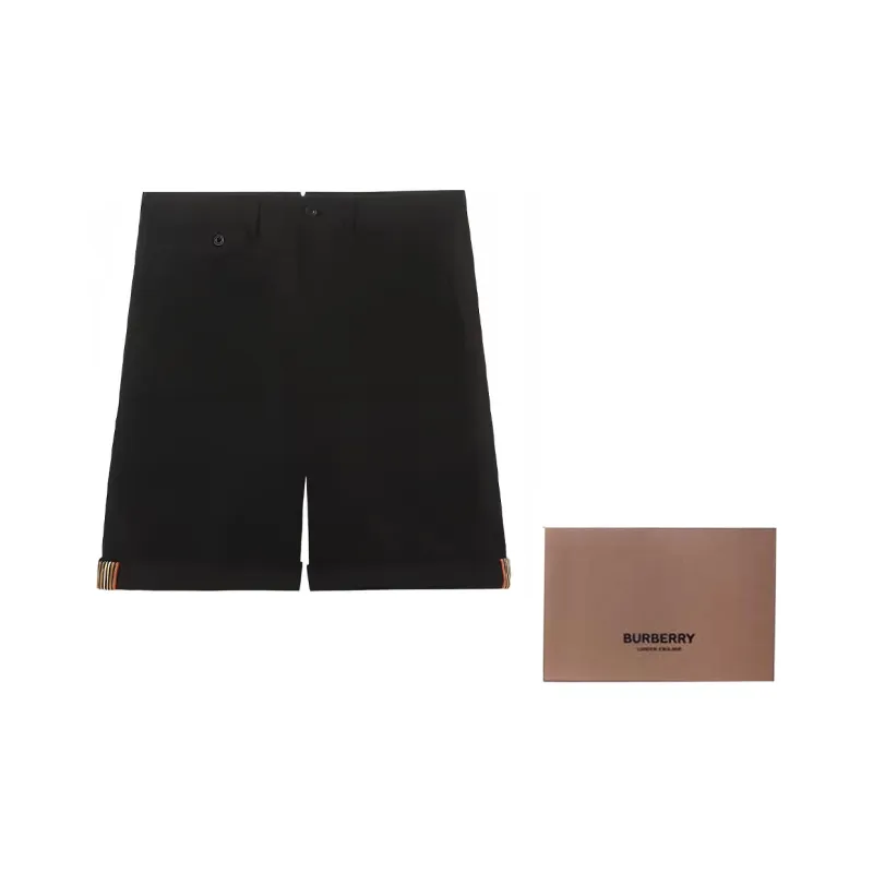 Burberry Casual Shorts Men's Black-7