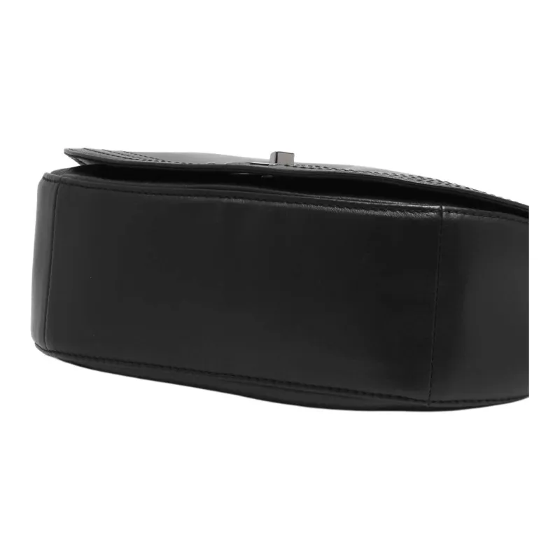LONGCHAMP Cavalcade Leather Crossbody Bag Women's Black-2