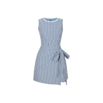 OZVO Sleeveless Dresses Women's Blue
