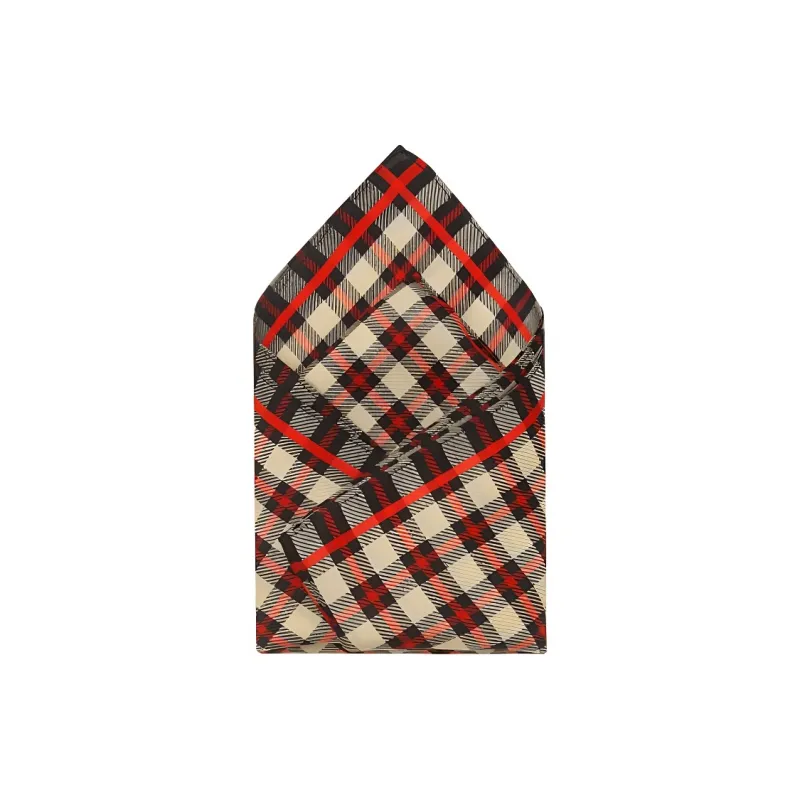 Vivienne Westwood 100% Cotton Silk Scarves Unisex Red-1