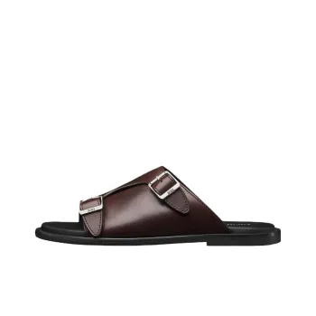 DIOR Alias Slide Slippers Men's Dark Brown