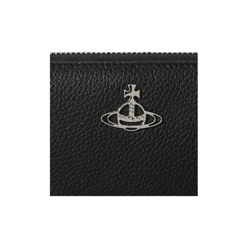 Vivienne Westwood Leather Wallet Women's Black-5