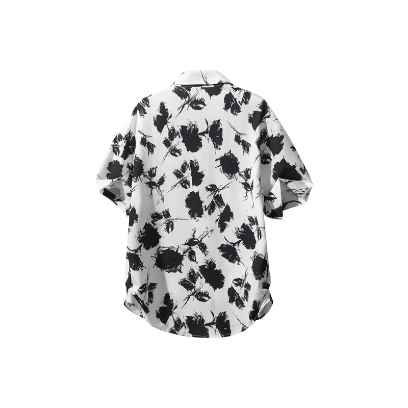 Fakeyoung Shirts Unisex Ink Shadow Flower Rhythm-1