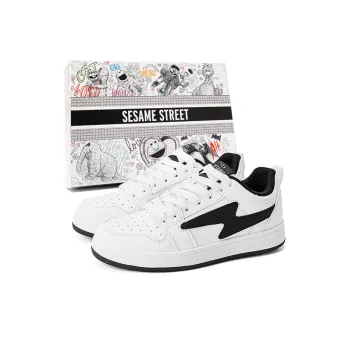 SESAME STREET Height Increasing Balance Abrasion Resistant Lightweight Slip Resistant Skateboard Shoes Unisex