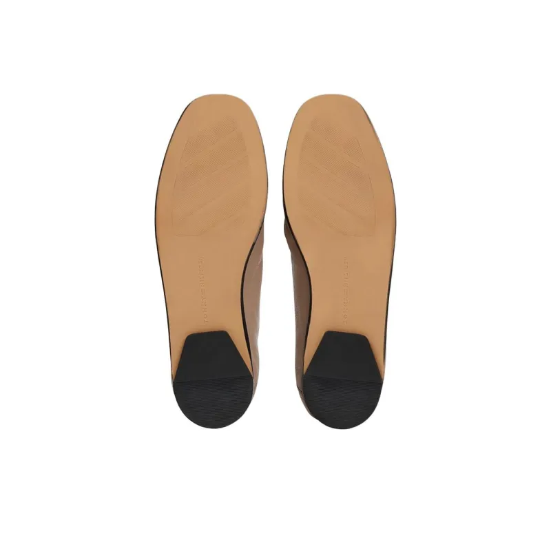 Tommy Hilfiger TH Monogram Loafers 1cm Women's Taupe-5