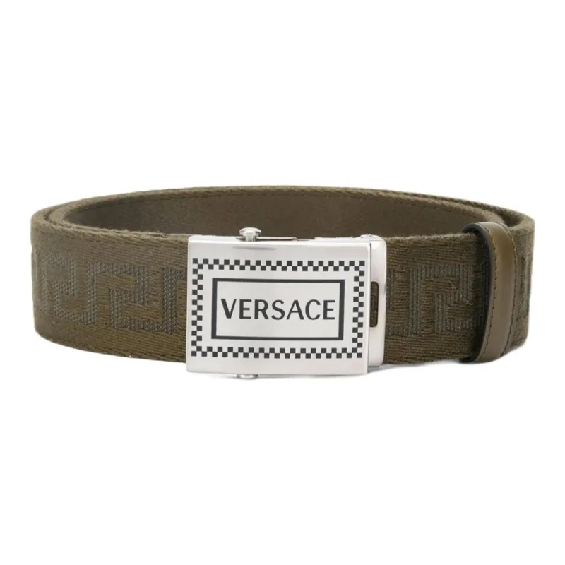 FANSIZHE Polyester Belt Men's Green 4CM-0