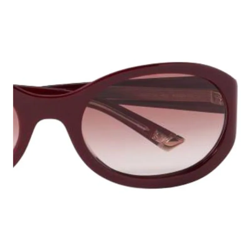 GUCCI Acetate Irregular Shape Sunglasses Unisex Red-2