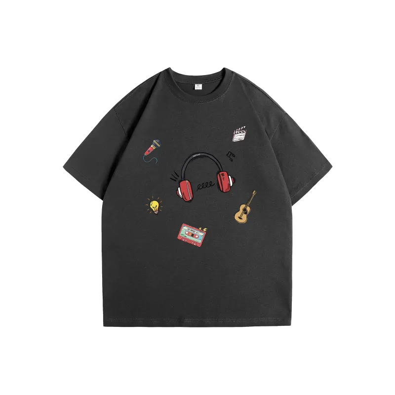 MONTVOO Drop Shoulder Sleeve T Shirt Women's-15