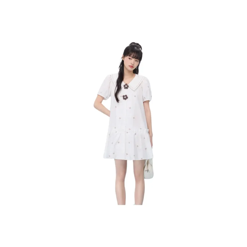 ZIHAN Short Sleeved Dress Women's-0