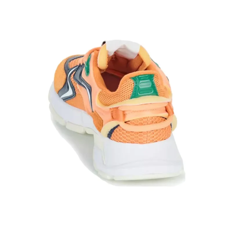 LACOSTE L003 Neo Anti Slip Wear Resistant Low Top Casual Shoes Women's Orange-3