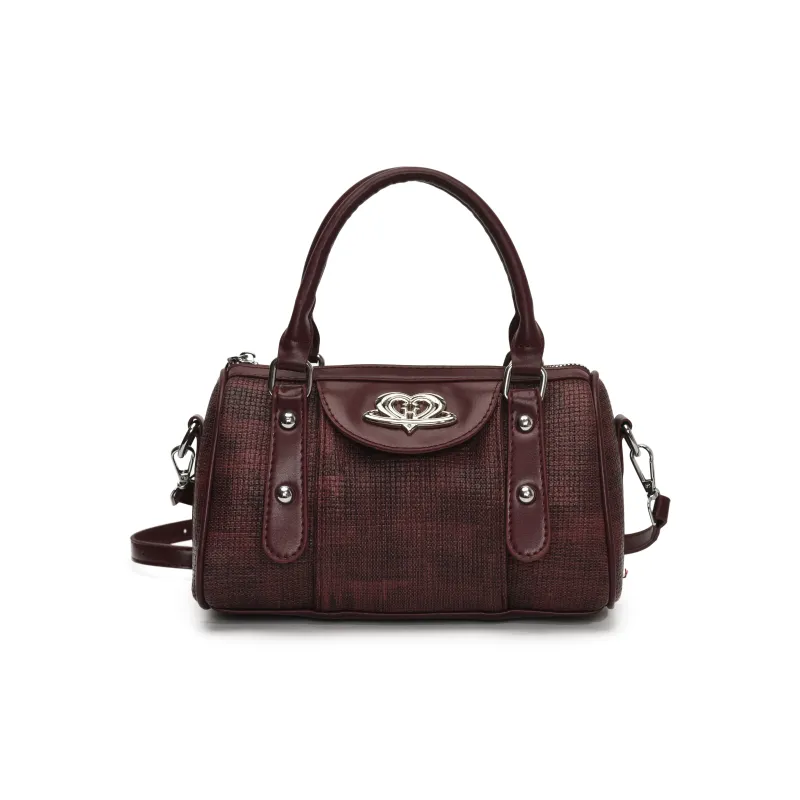 RIVMIND PU Boston Bag, Shoulder Bag, Crossbody Bag, Handbag Women's Multicolor-10
