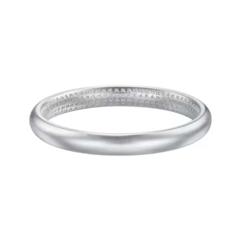 Silver Trim 999 Fine Silver Sterling Silver Bracelets Unisex-0