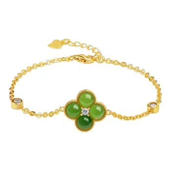 Oriental Jade Bracelets Jasper Women's