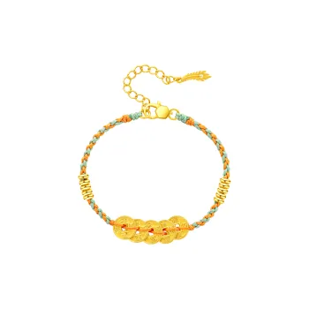 Lao Feng Xiang S925 Silver Bracelets Women's