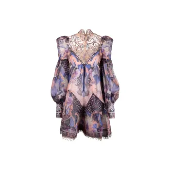 Zimmermann Long Sleeved Dresses Women's Multicolor