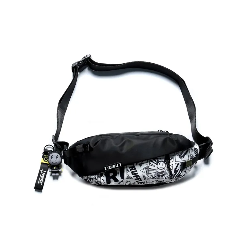 TRUFFLE Fabric Fanny Pack Crossbody Bag Shoulder Bag, Crossbody Bag Regular Unisex Multicolor-8