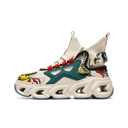 Kuding Breathable Mid Top Training Sprint Physical Fitness Test Physical Exam Racing Running Shoes Men's