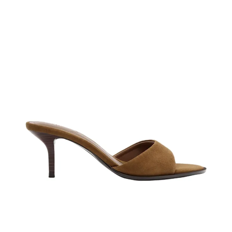 ZARA PU Polyurethane Slip Resistant Slide Slippers Women's Brown-1
