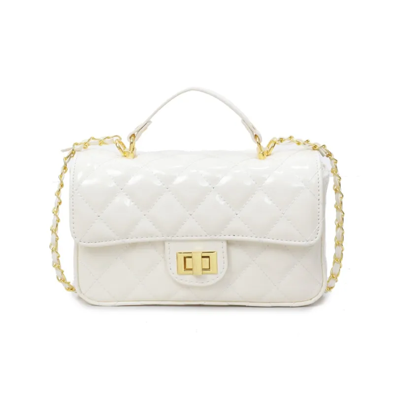TOUTSEUL YOLO PU Handbag Women's Ecru/Yellow/Black/Burgundy/Pink-0