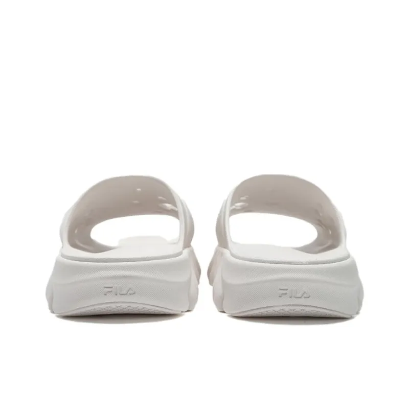 FILA Slippers Slip Resistant Abrasion Resistant Slide Slippers Men's White-2