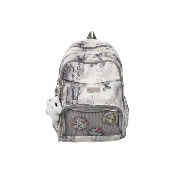 Travel Corduroy Backpack Unisex Gray/Pink/Khaki/Yellow/Blue/Green