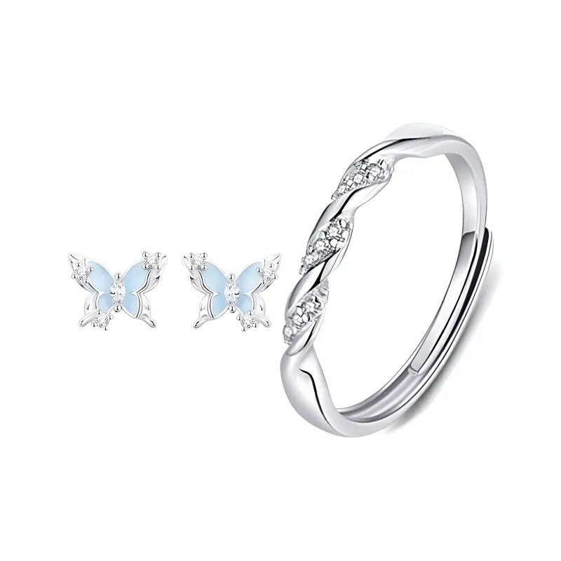 Kowloonko Niche Fashion With Premium Feel Adjustable Opening Ring Unisex-6