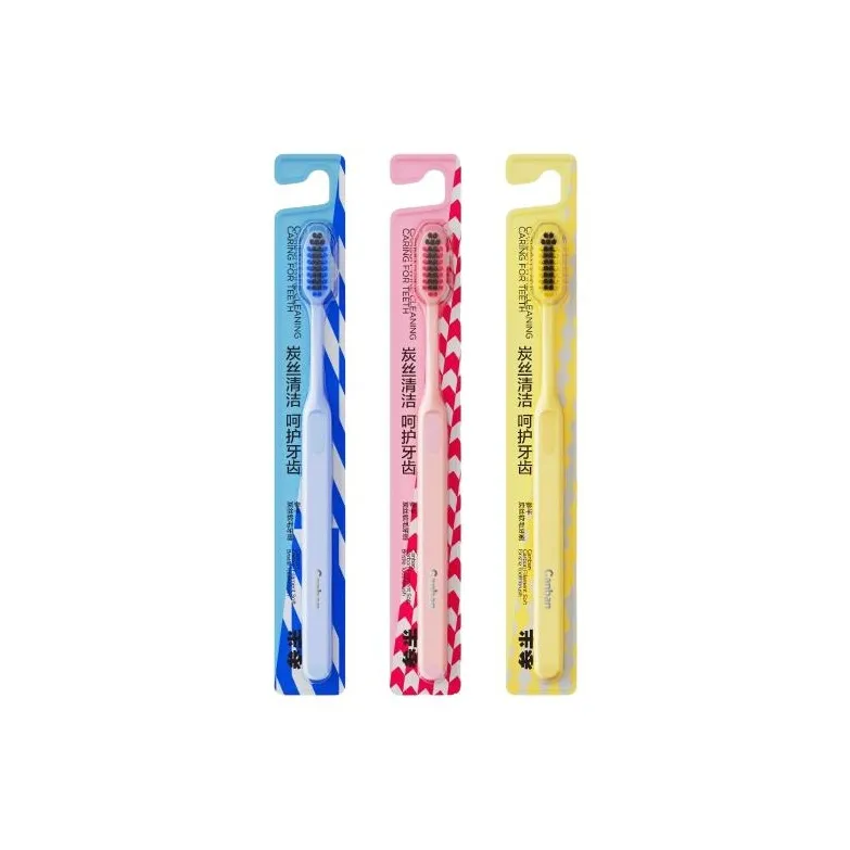 CANBAN Charcoal Fiber Soft Brush Toothbrushes Cleaning And Stain Removal-3