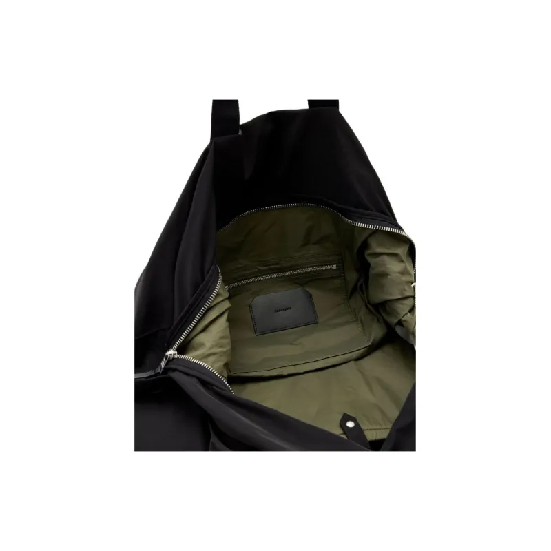 ALLSAINTS Polyester Shoulder Bag, Crossbody Bag, Handbag Men's Black-3