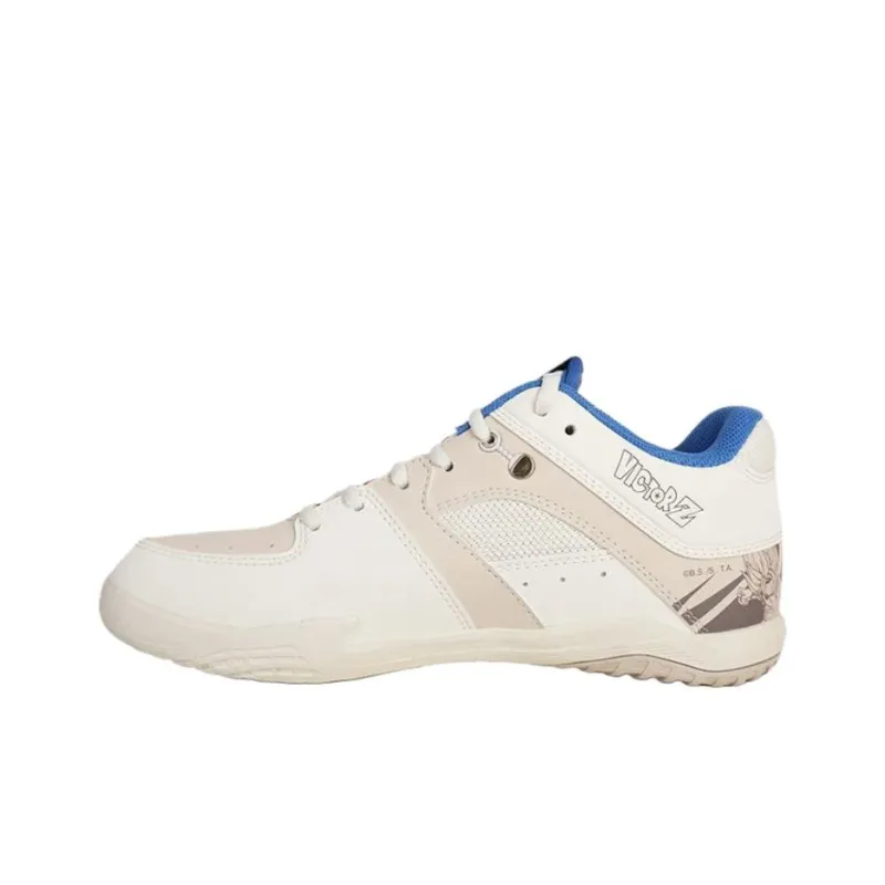 VICTOR Dragon Ball Z Collaboration Collection Anti Slip Wear Resistant Low Top Badminton Shoes Unisex Ivory White-1