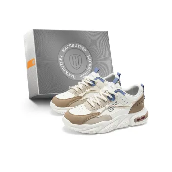 HACKBUTEER Low Top Chunky Sneakers Men's Box Included
